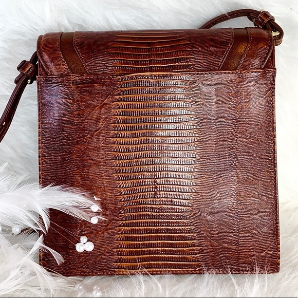 ๐New Brahmin ๐ Kimmie Cognac Elysian Crossbody - Picture 2 of 8